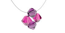 Beads looped on wire